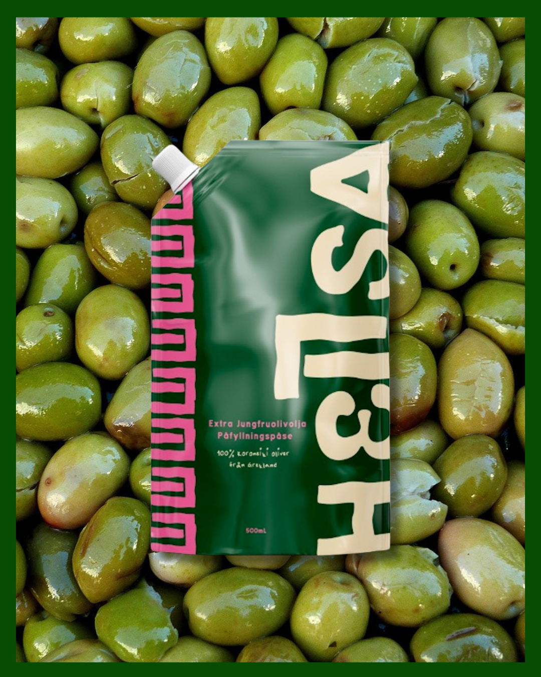 Refill – Premium Extra Jungfruolivolja 500 ml | HELLSA