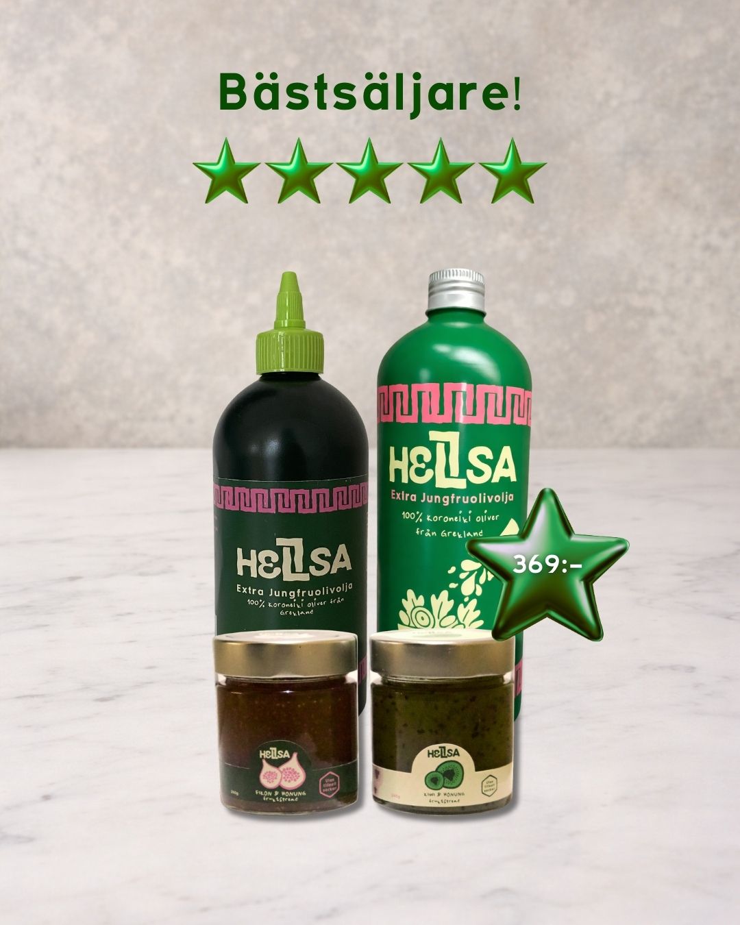HELLSA olivolja | Premium grekisk extra virgin olivolja