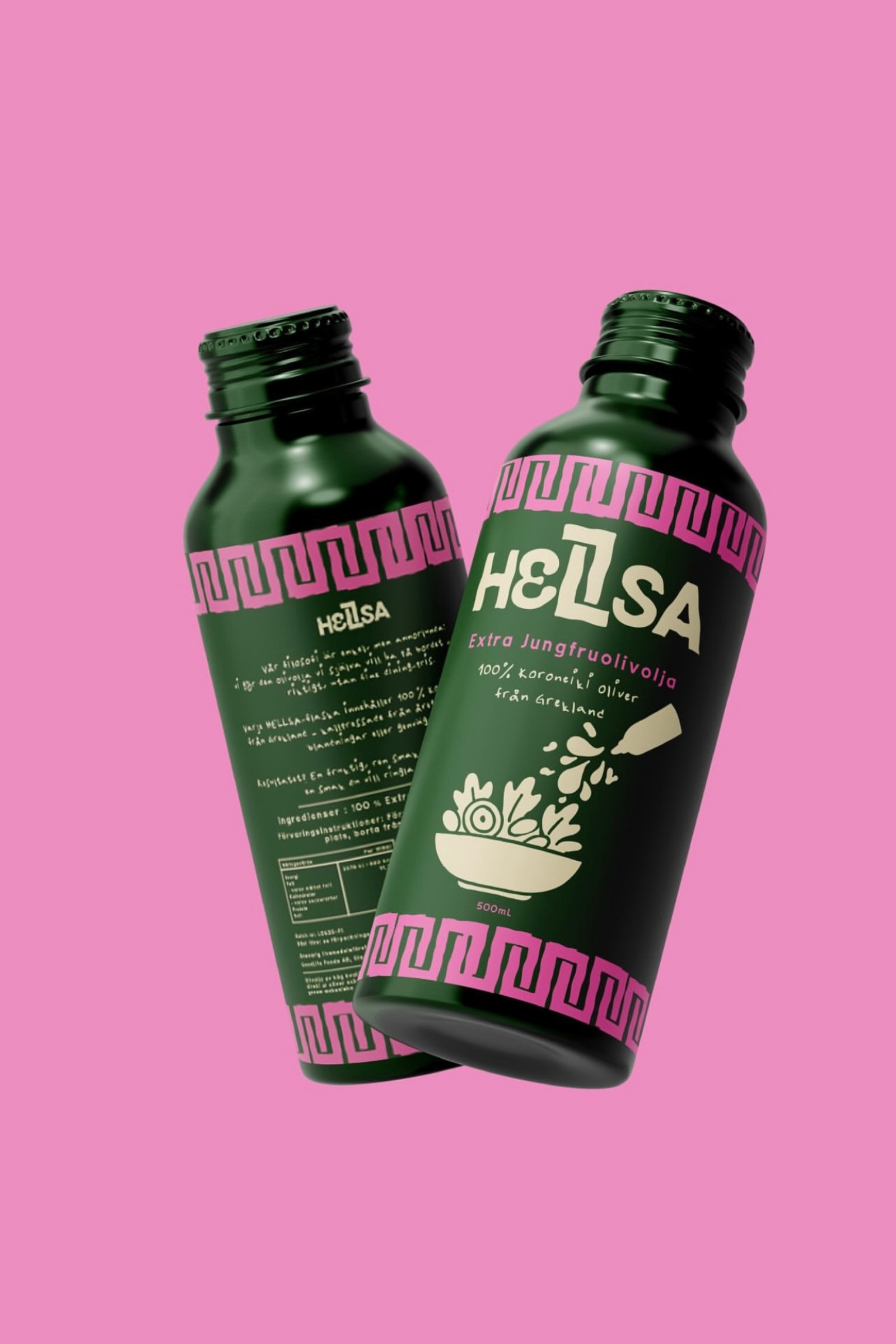 HELLSA flaska extra jungfruolivolja 500ml