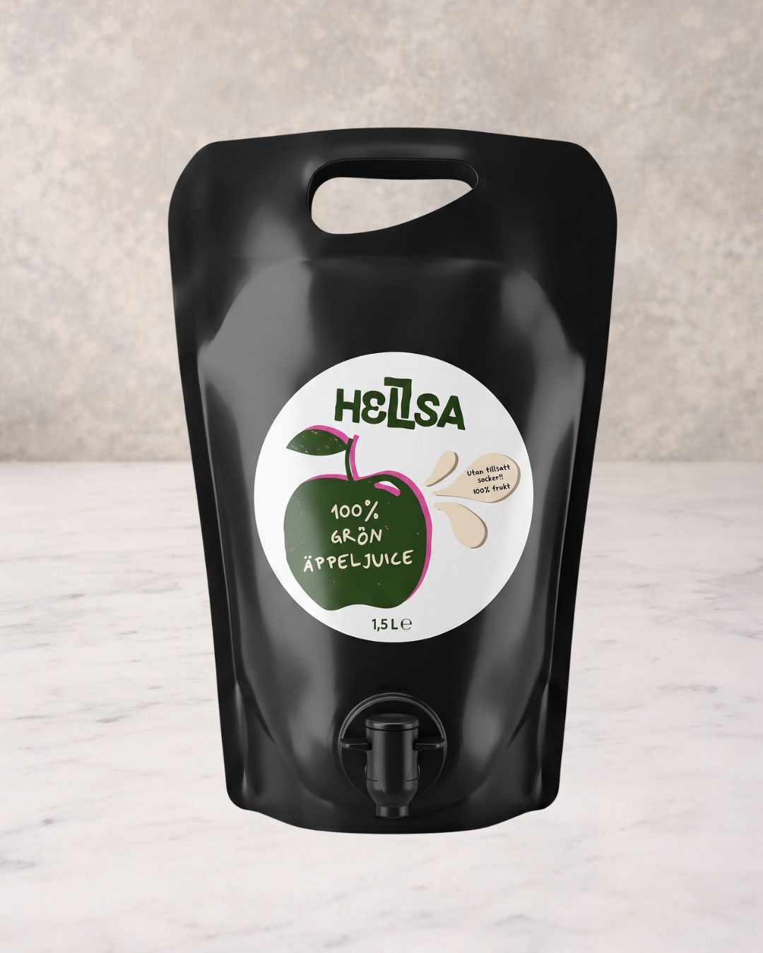 HELLSA 100% Grönt Äpple – 1,5L